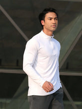 LIGHTWEIGHT STAND COLLAR ZIPPER CASUAL SLIM FIT SPORTS SHIRT